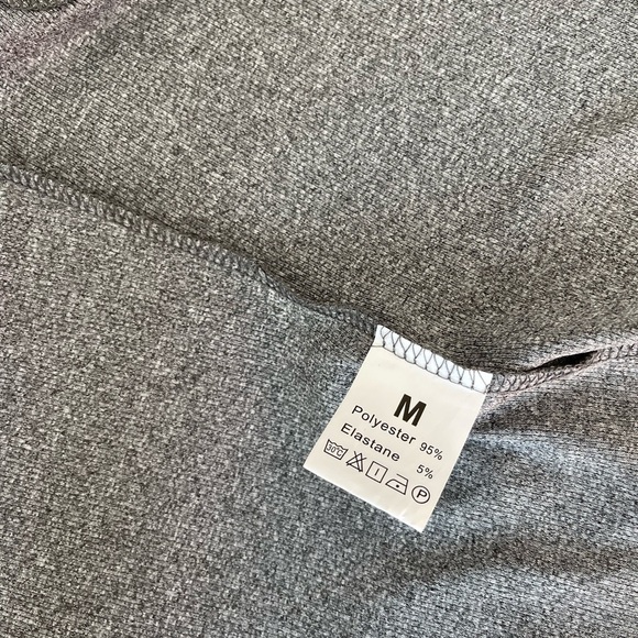 Grey and black lace detail corset top - Picture 7 of 10